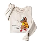 Lookin' Like A Snack Sweatshirt, Autumn Hoodie,Print Pullover Pink