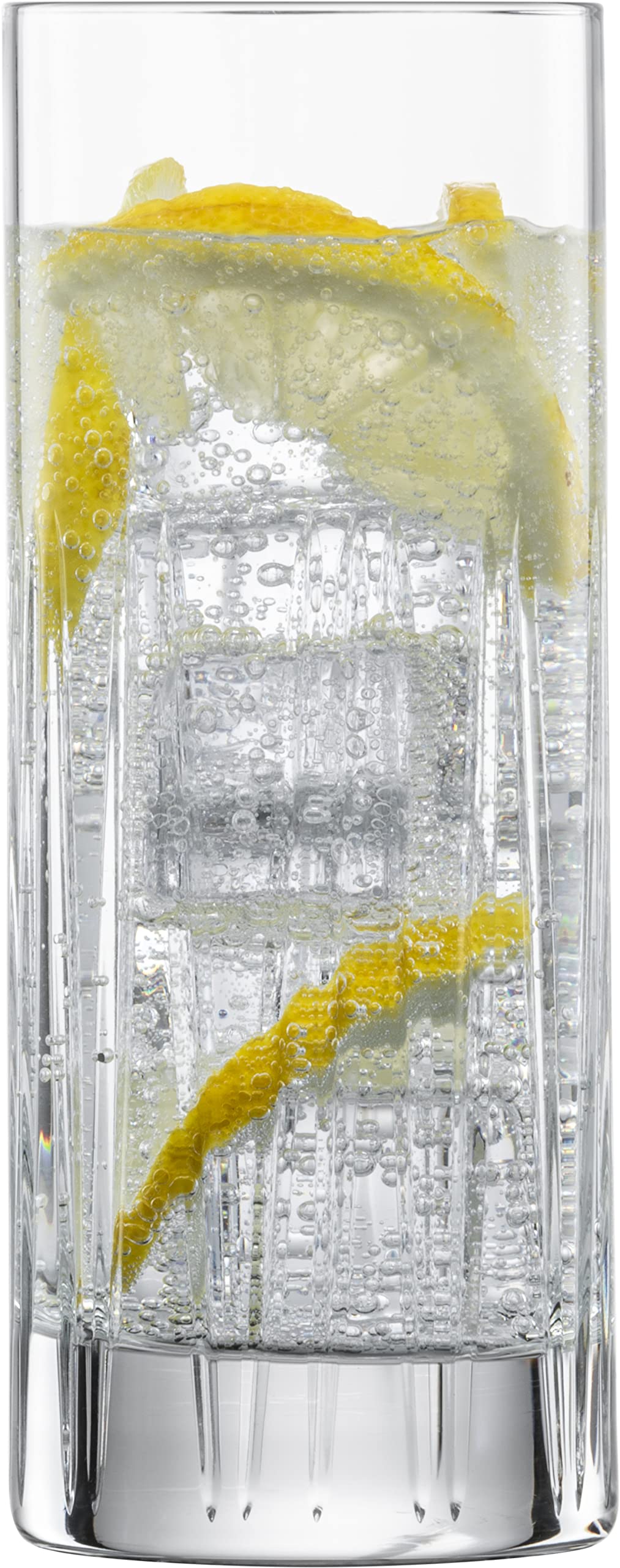 SCHOTT ZWIESEL Szklanki do longdrinków Basic Bar Motion (zestaw 6 szt.), nowoczesne szklanki ze szlifem klinowym, nadają się do mycia w zmywarce, Made in Germany (nr art. 119648), bezbarwne
