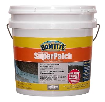 Damtite 04152 Concrete Super Patch Repair, 15 lb. Pail