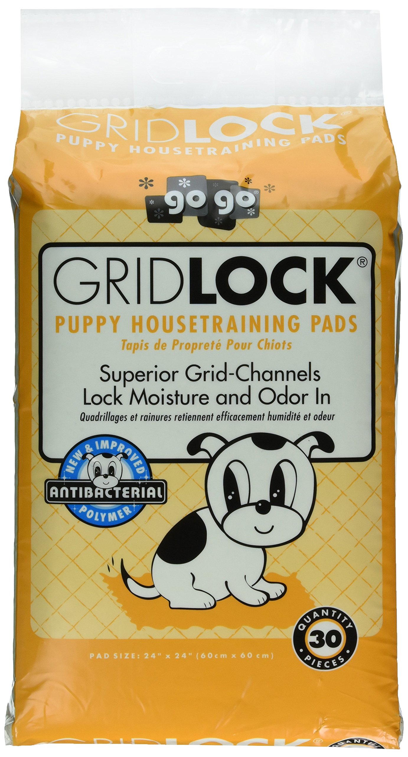 Gogo Pet Products Antibacterial Polymer Pet Training Pads 24 By - Main Image