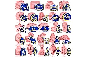 24Pcs Eid Mubarak Cookie Cutter Set: The Ultimate Ramadan Baking Accessory