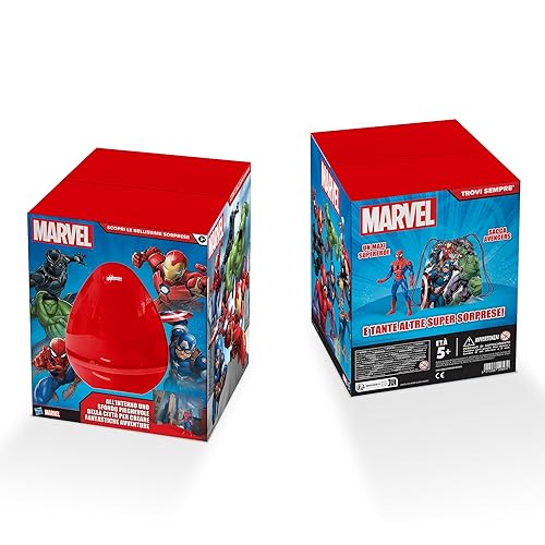 Immagine del prodotto Hasbro Sorpresovo Marvel 2024 - Uovo con sorprese Marvel, Include Personaggi e Sfondo Pieghevole a Tema Marvel, dai 5 Anni in su
