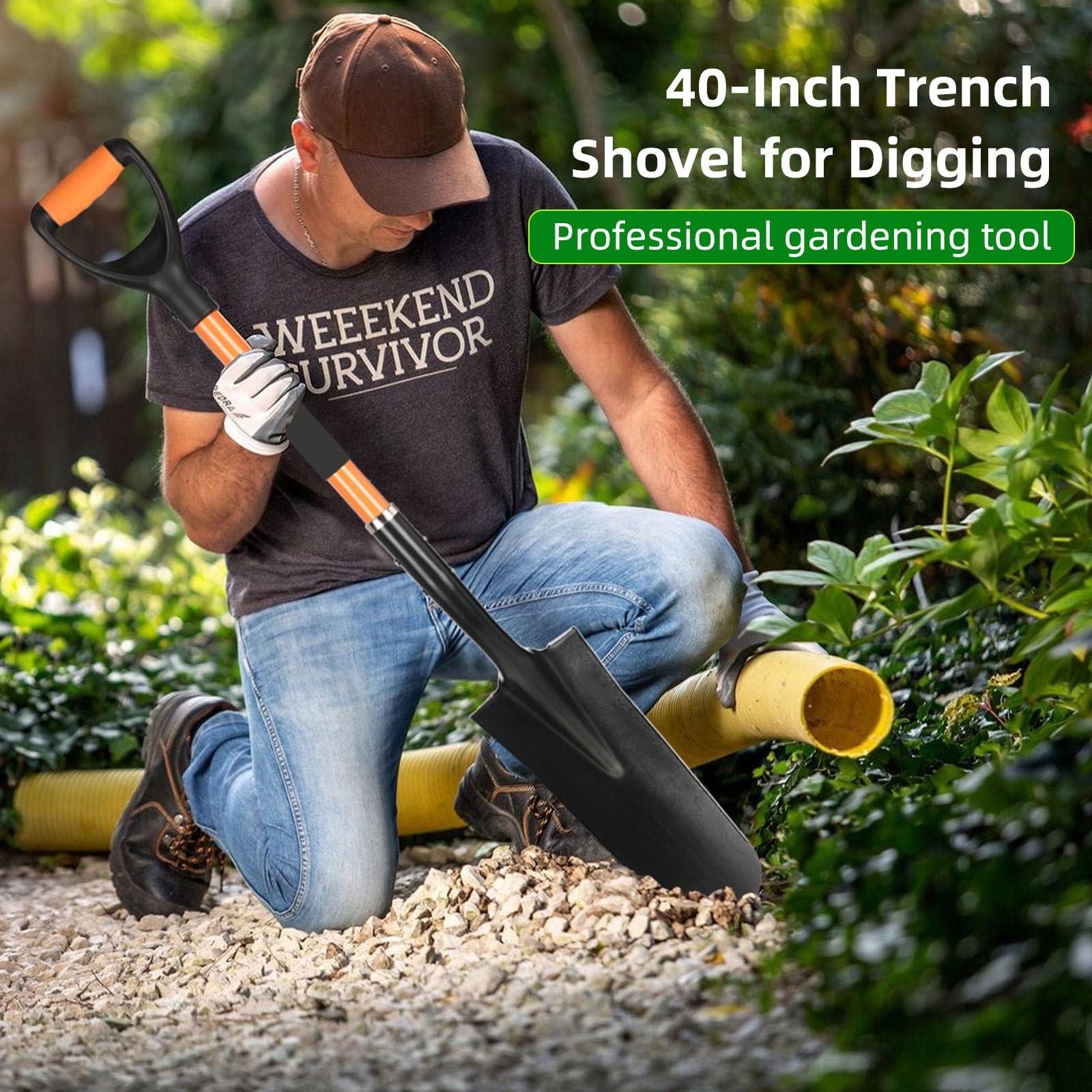 Spade Shovel - Durable Garden Tool -6