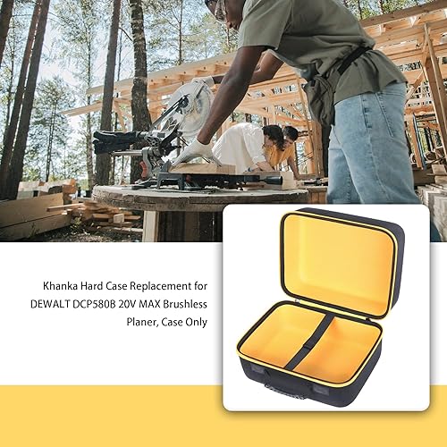 Miniatura 3 de khanka Reemplazo de carcasa rígida para cepilladora sin escobillas DEWALT DCP580B 20V MAX