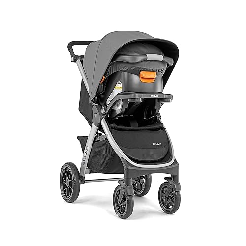 Miniatura 10 de Chicco Bravo - Sistema de viaje 3 en 1 cochecito Bravo de plegado rápido con asiento y base de automóvil KeyFit 30 combo de asiento de automóvil y