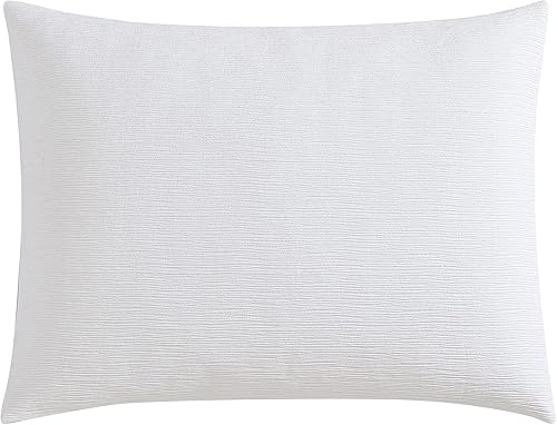 Miniatura 8 de Vera Wang - Juego de funda de edredón tamaño Queen, ropa de cama de algodón suave con fundas de almohada a juego, cierre de botón y lazos interiores