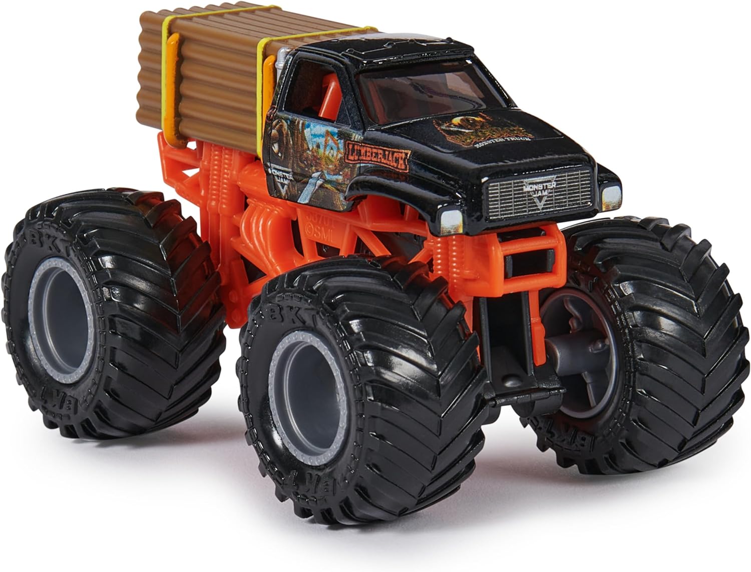 Monster Jam, Official Lumberjack Vs. Axe Die-Cast Monster Trucks, 1:64 Scale, Kids Toys for Boys Ages 3 and up