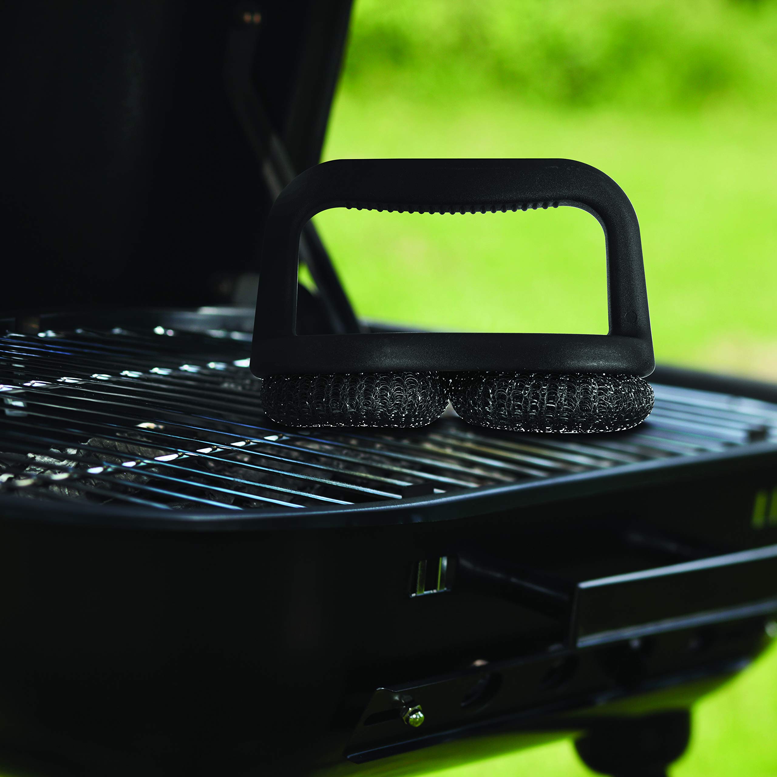 Farberware BBQ Dual Grillbürste mit Griff, Schwarz