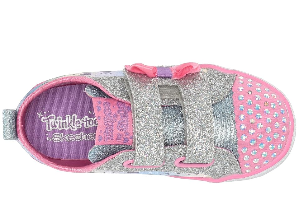 

SKECHERS KIDS Shuffle Lite 20135N (Toddler/Little Kid) (Silver/Multi) Girl's Shoes