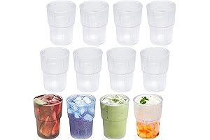 Ribbed 17OZ Acrylic Tumbler: The Unbreakable Drinking Glass for Any Occasion