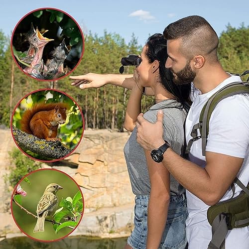 Miniatura 2 de Raxinbang telescopios Telescopio monocular de impacto fuerte, BAK4 Telescopio compacto monocular - Telescopio monocular prisma de alta potencia -