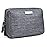 Narwey Small Makeup Bag for Purse Mini Cosmetic Bag Travel Makeup Pouch Zipper Pouch Cute Make up Bags with Compartments for Women (Small, Grey)