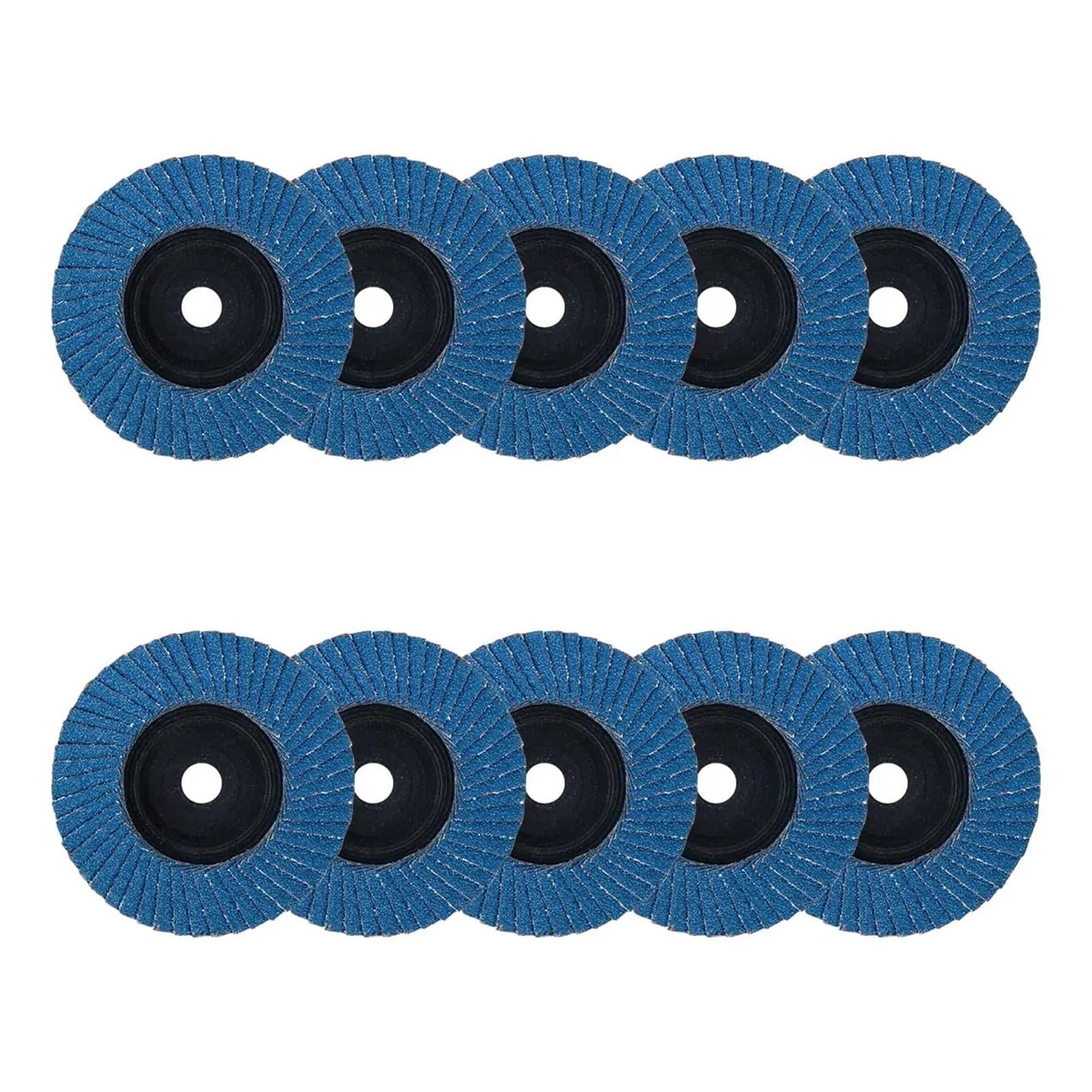 Fächerscheiben, 75 mm, Zirkon-Schleifscheiben, Typ 27 Schleifscheiben für Edelstahlblech (5 Stück)