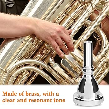 Amazon.com: EASTROCK Tuba Mouthpiece 24AW,Music Mouthpiece