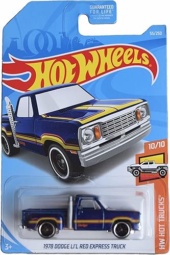 Hot Wheels 1978 Dodge Li'l Red Express Camión, Hot Trucks 1010, Red Express