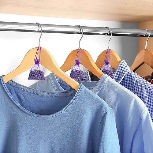 Miniatura 4 de Lavande Sur Terre LV-S-C-48-1 - Bolsas de lavanda francesa para cajones y armarios, aroma fresco, juego de 48, bolsitas de fragancia para el hogar