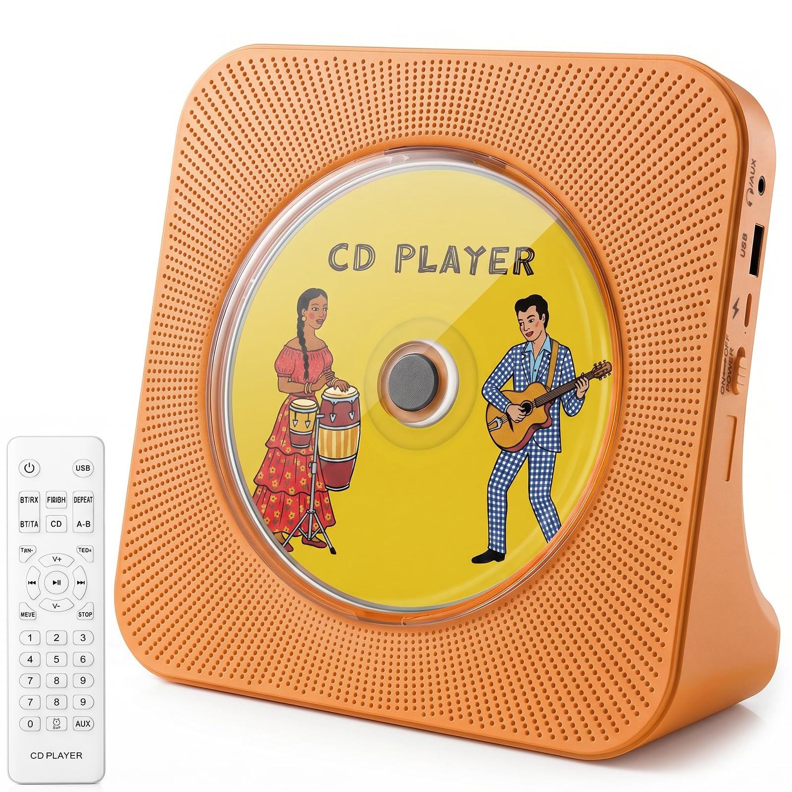 Gueray CD Player Portable Bluetooth Desktop CD Players for Home