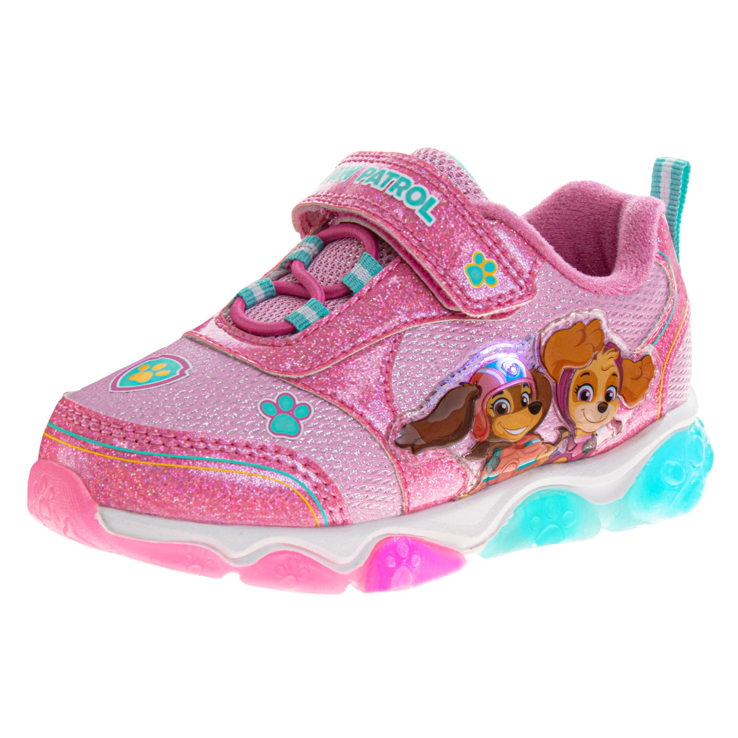 Disney Princess Moana Stitch Frozen, scarpe da bambina con luci a LED