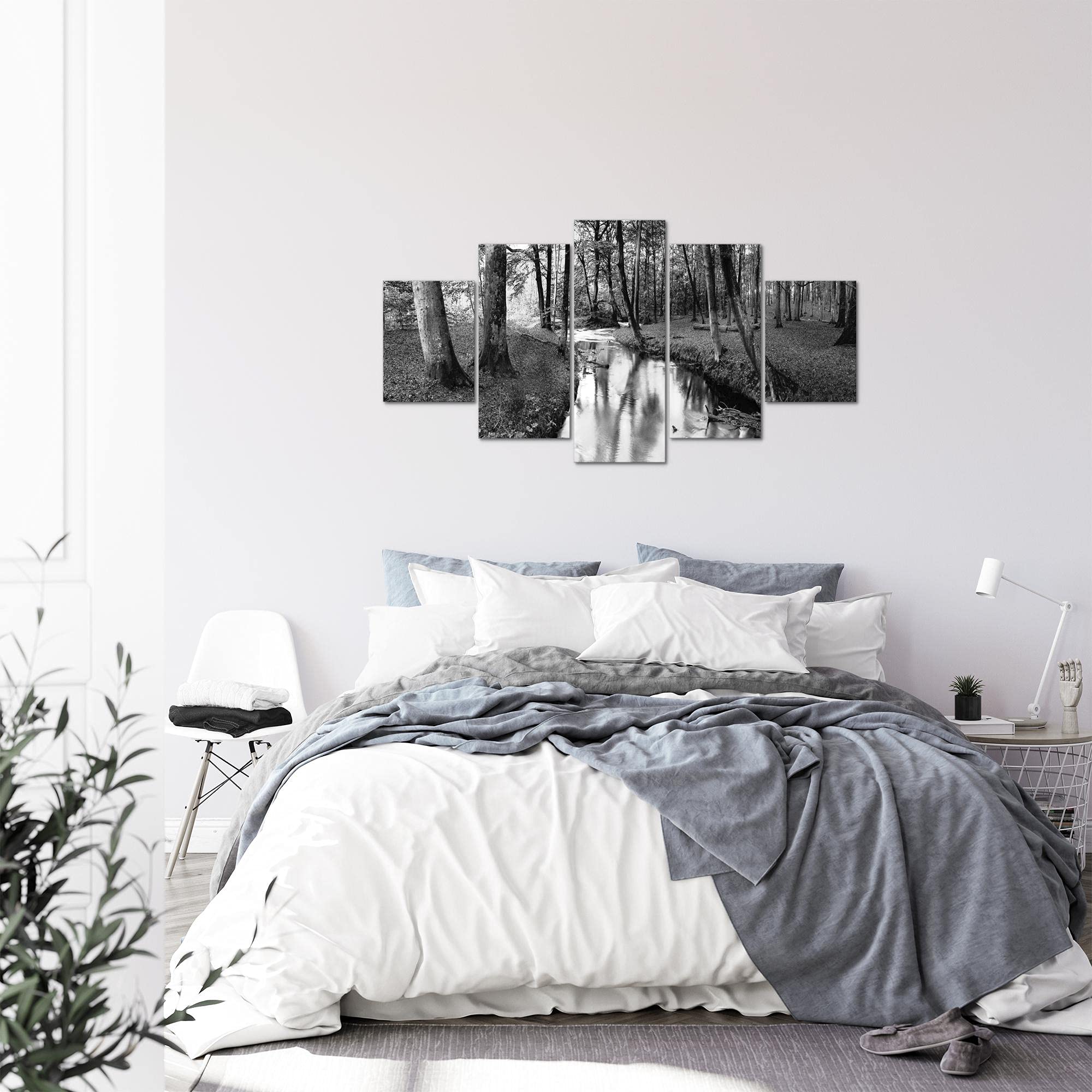 Runa Art Tabla Decoración De La Pared - 150 X 70 Cm Vista De Impresión En Lienzo Salón Apartamento - Listo Para Colgar - 020945b