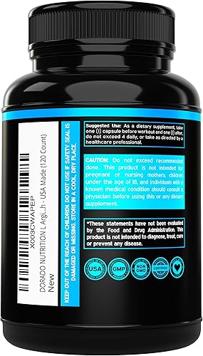 Miniatura 8 de DORADO NUTRITION Horny Goat Weed para hombres y mujeres - 1590 fuerza máxima y L Arginina 1600 mg