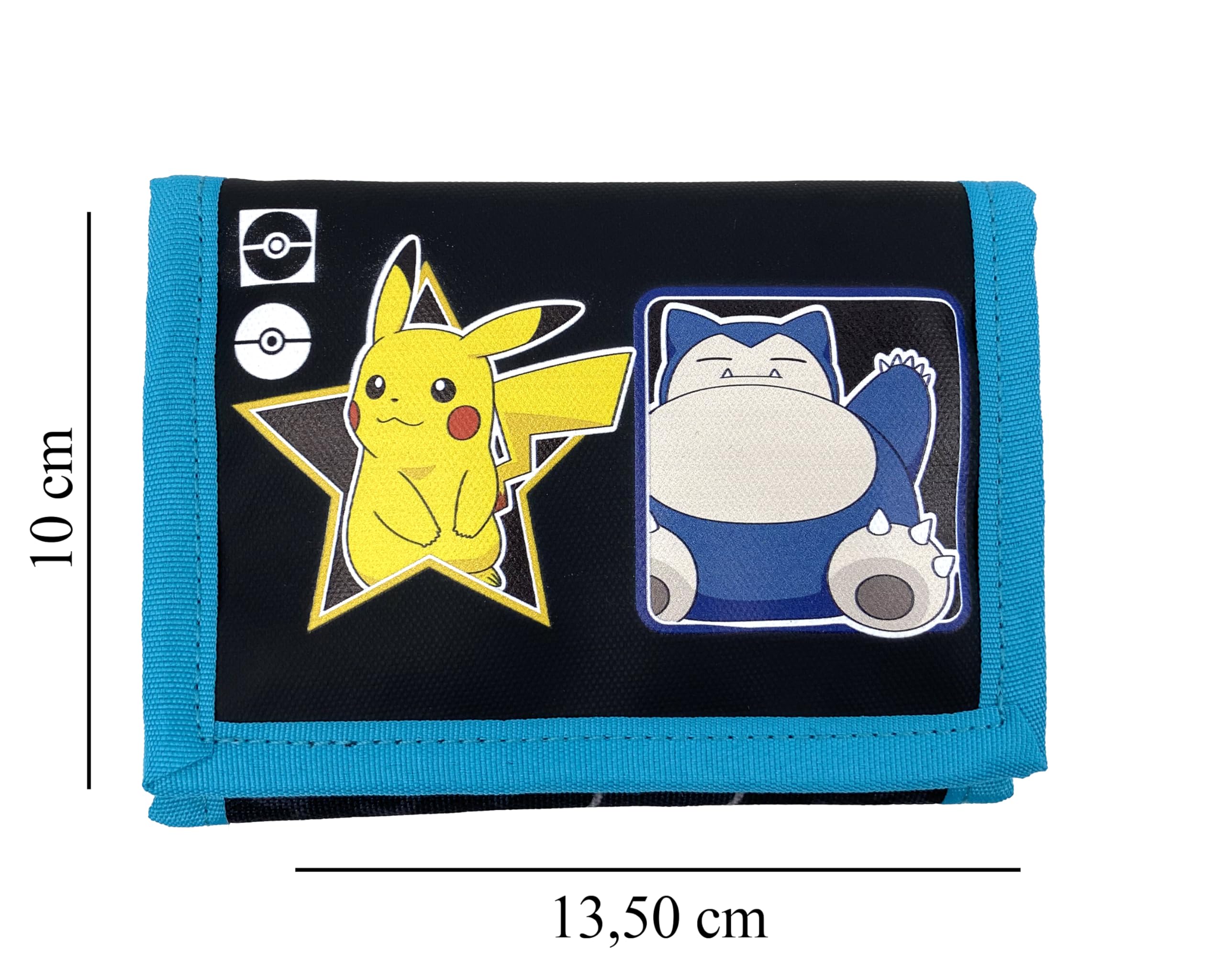 CYPBRANDS Unisex Kids BR20-11PK Bi-Fold Wallet, czarny