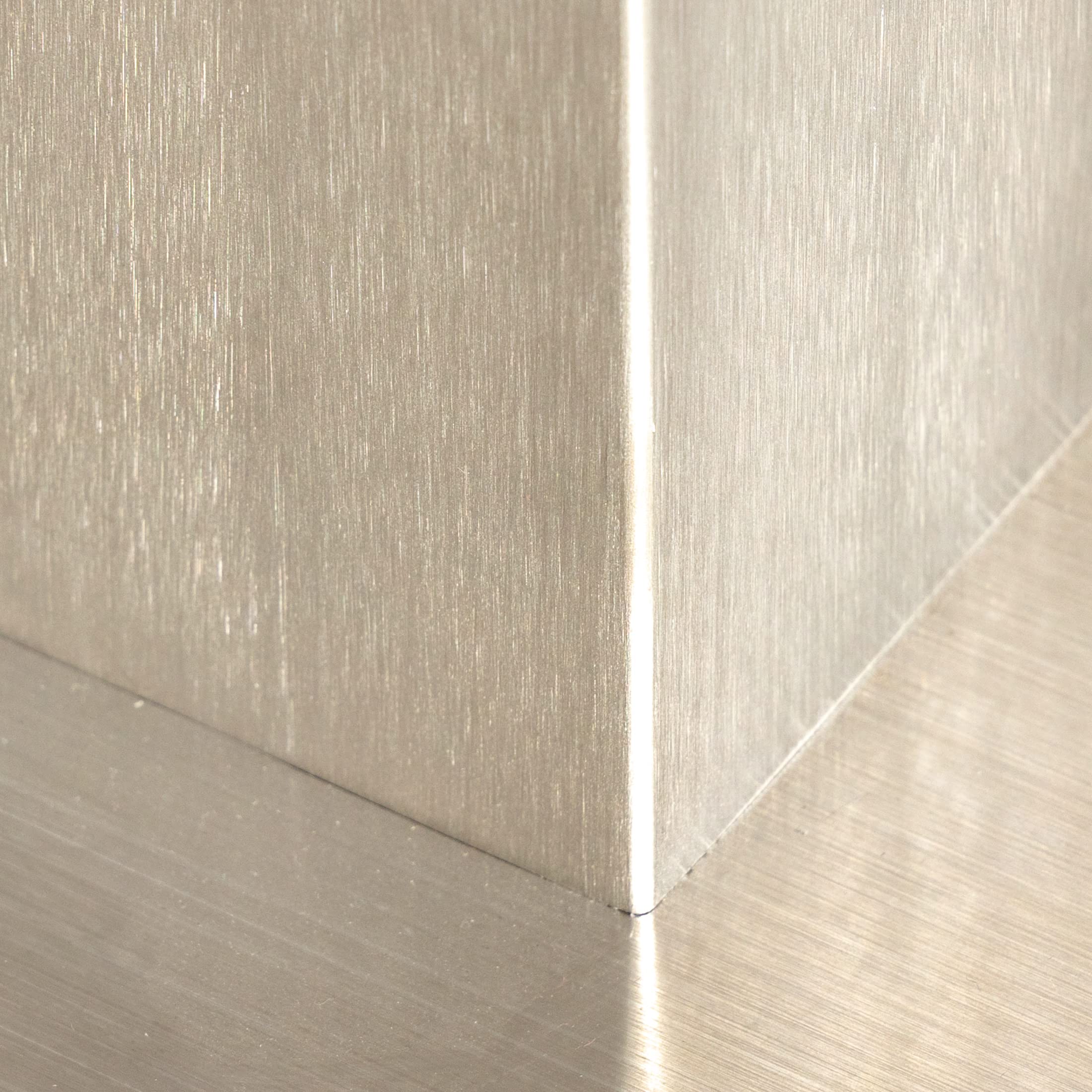 Stehtischgestell Tischbein Edelstahl | Premium | PD7594inox/110 | INOX | Stehtisch | Höhe 108 cm | 33 kg | Bodenplatte 60x60 cm | max. Tischplattengröße 90x90 / Ø 120 cm
