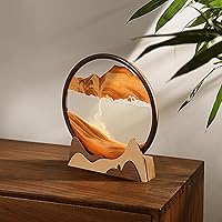 Vista 2 de BelaRola Arte de Arena en Movimiento Líquido en Movimiento 3D Paisaje Marino Profundo Arte de Arena en Movimiento Imagen de Arena en Movimiento Arte