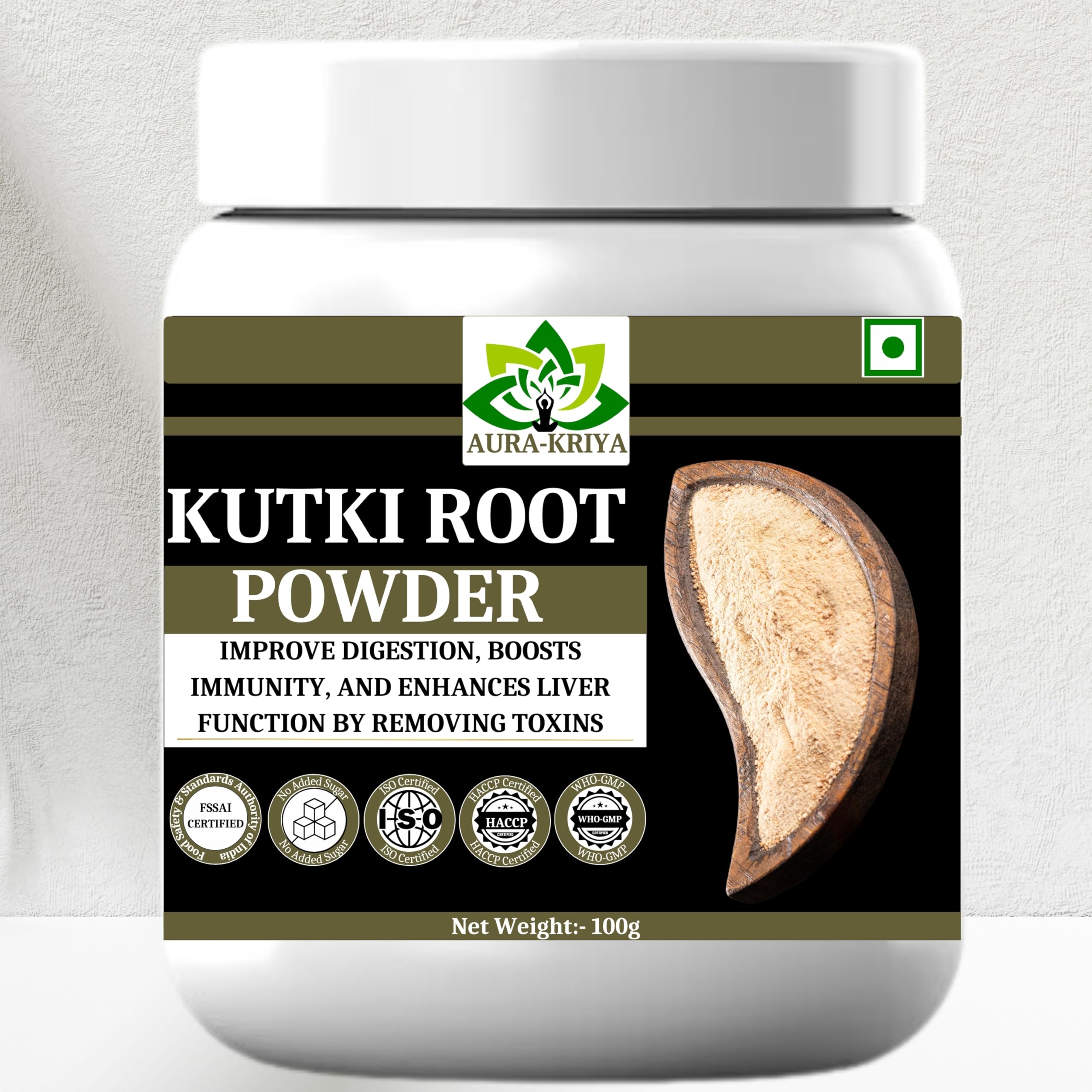 Kutki Powder 100 gm - For Liver support, Detox & Sugar management, Picrorhiza kurroa | Kutki Powder for Liver-image-28