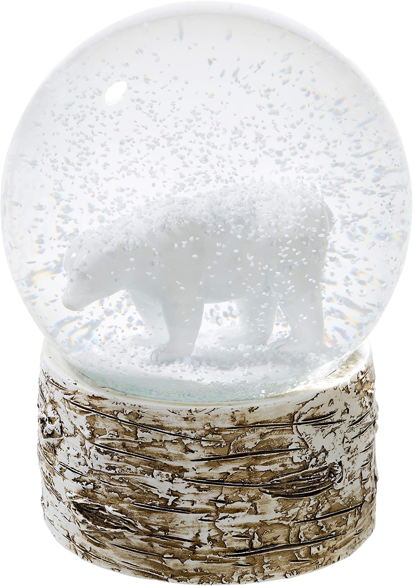 Talking Tables Nordic Christmas Polar Bear Snow globe, White