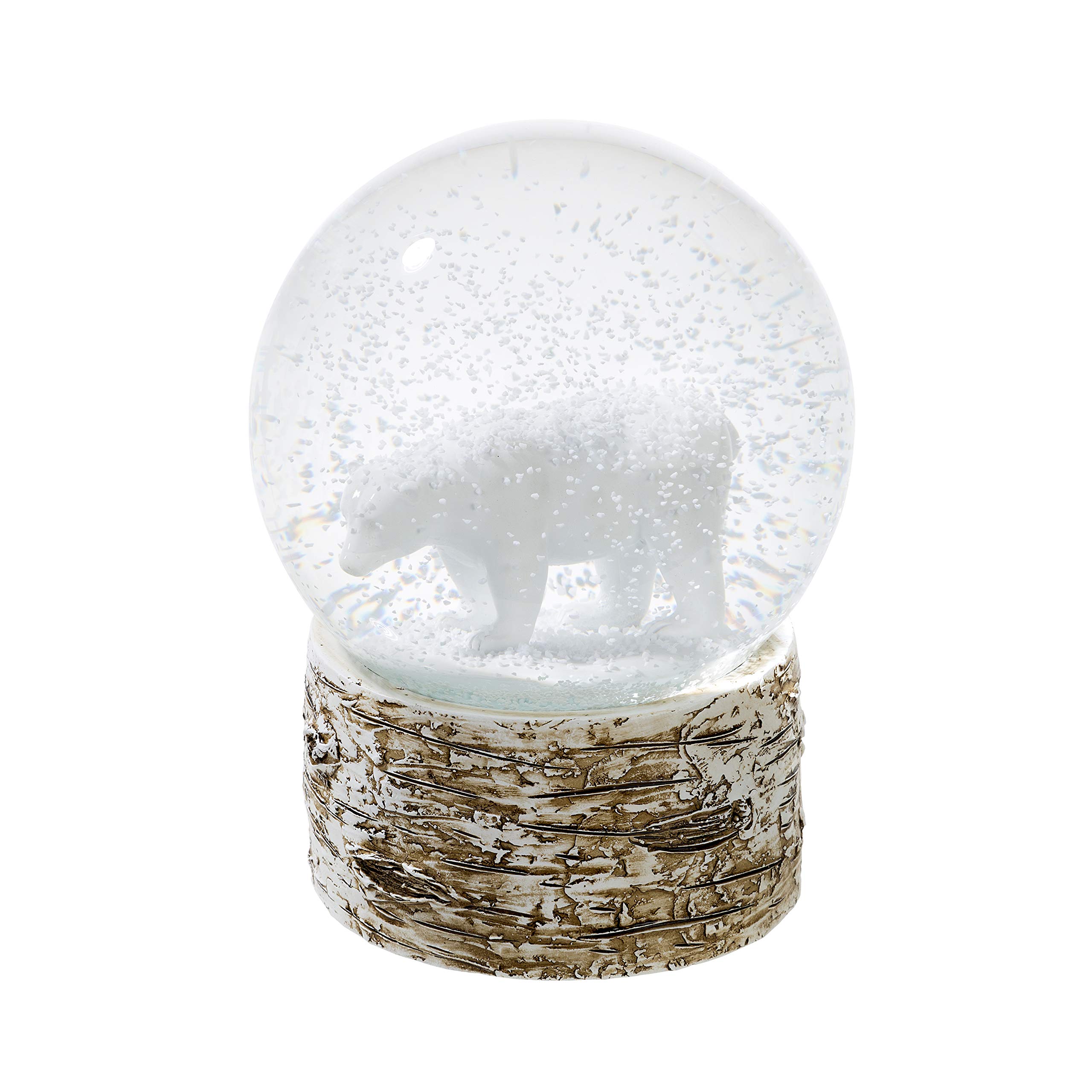 Talking Tables Nordic Christmas Polar Bear Snow globe, White