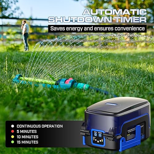 Miniatura 5 de Bomba de transferencia de agua sumergible inalámbrica de 20 V, bomba de sumidero portátil de 1003 GPH, bomba de agua alimentada por batería de 4.0