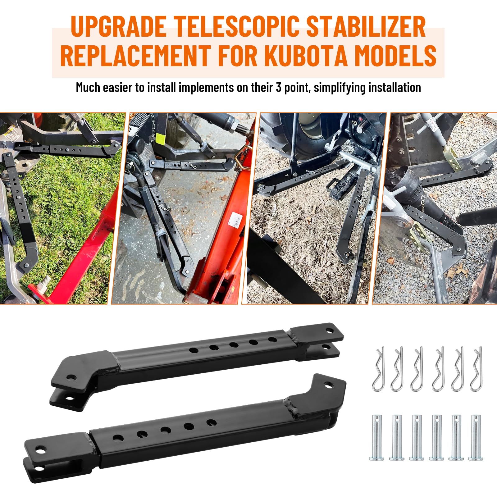 3点専用 Amazon.com: E-K2561-38300FR Stabilizer Kit, Telescoping 3