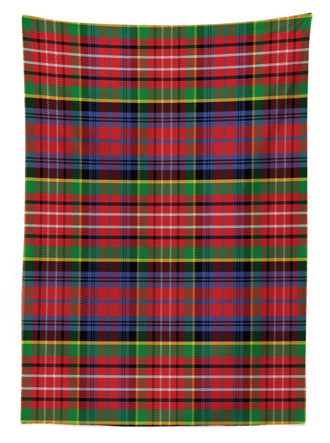 ABAKUHAUS Nero e Grigio Tovaglia, Scottish Classica, Rettangolare per