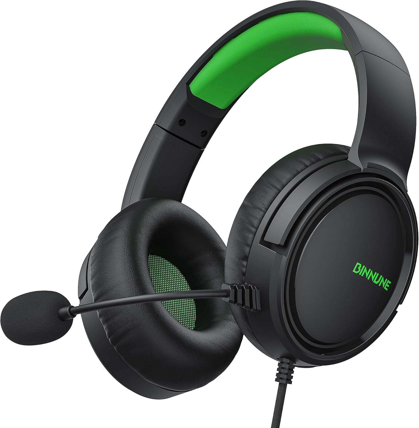 BINNUNE Gaming Headset with Mic for Xbox Series X|S Xbox 1 PS4 PS5 PC NS, Wired Audifonos Gamer Headphones with Microphone for Xbox 1 PS 4|5 BINNUNE Gaming Headset with Mic for Xbox Series X|S Xbox 1 PS4 PS5 PC NS, Wired Audifonos Gamer Headphones with Microphone for Xbox 1 PS 4|5