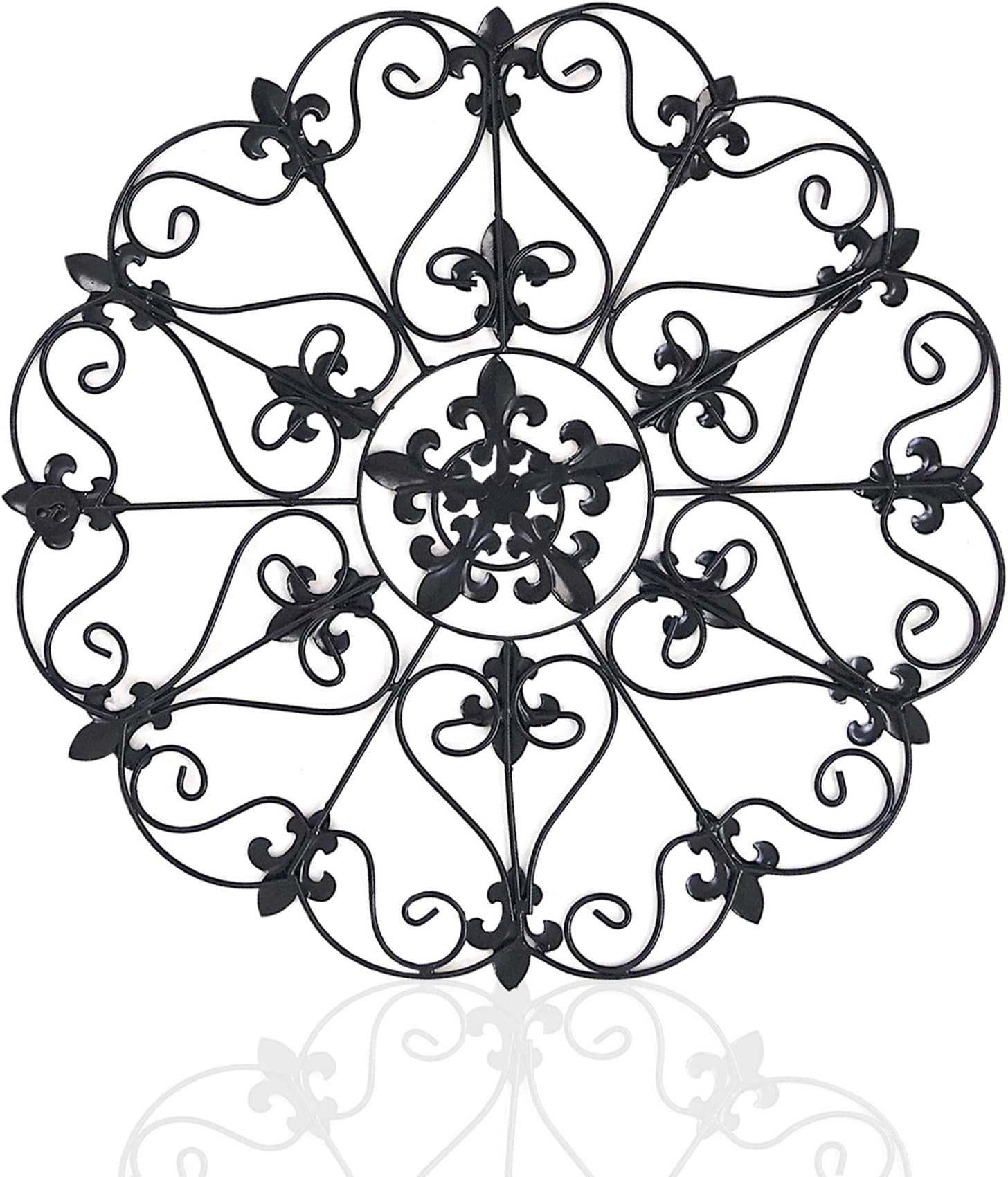 Iron Wall Medallion - Authentic Wall Decor (Single Round)