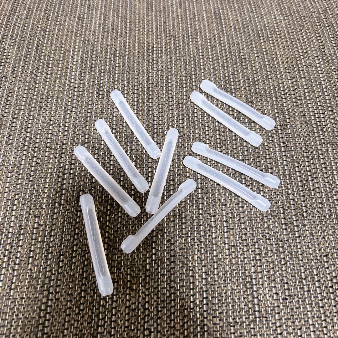 眼鏡 先端スリーブ シリコーン製 滑り止め すり落ち防止 ブラック/グレー 眼鏡 先端スリーブ シリコーン製 滑り止め すり落ち防止 ブラック