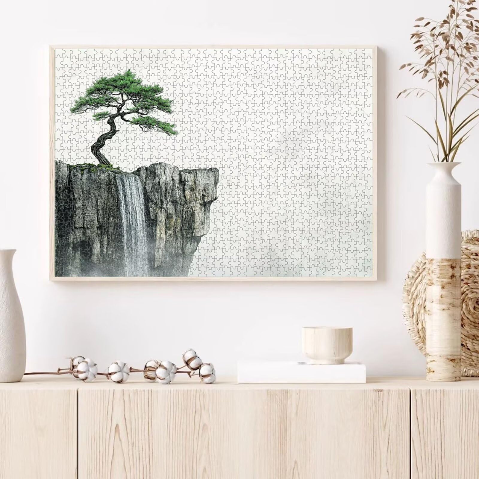 Puzzle 1500 sztuk - drzewo i jesień - trwałe drewniane puzzle 1T #1193