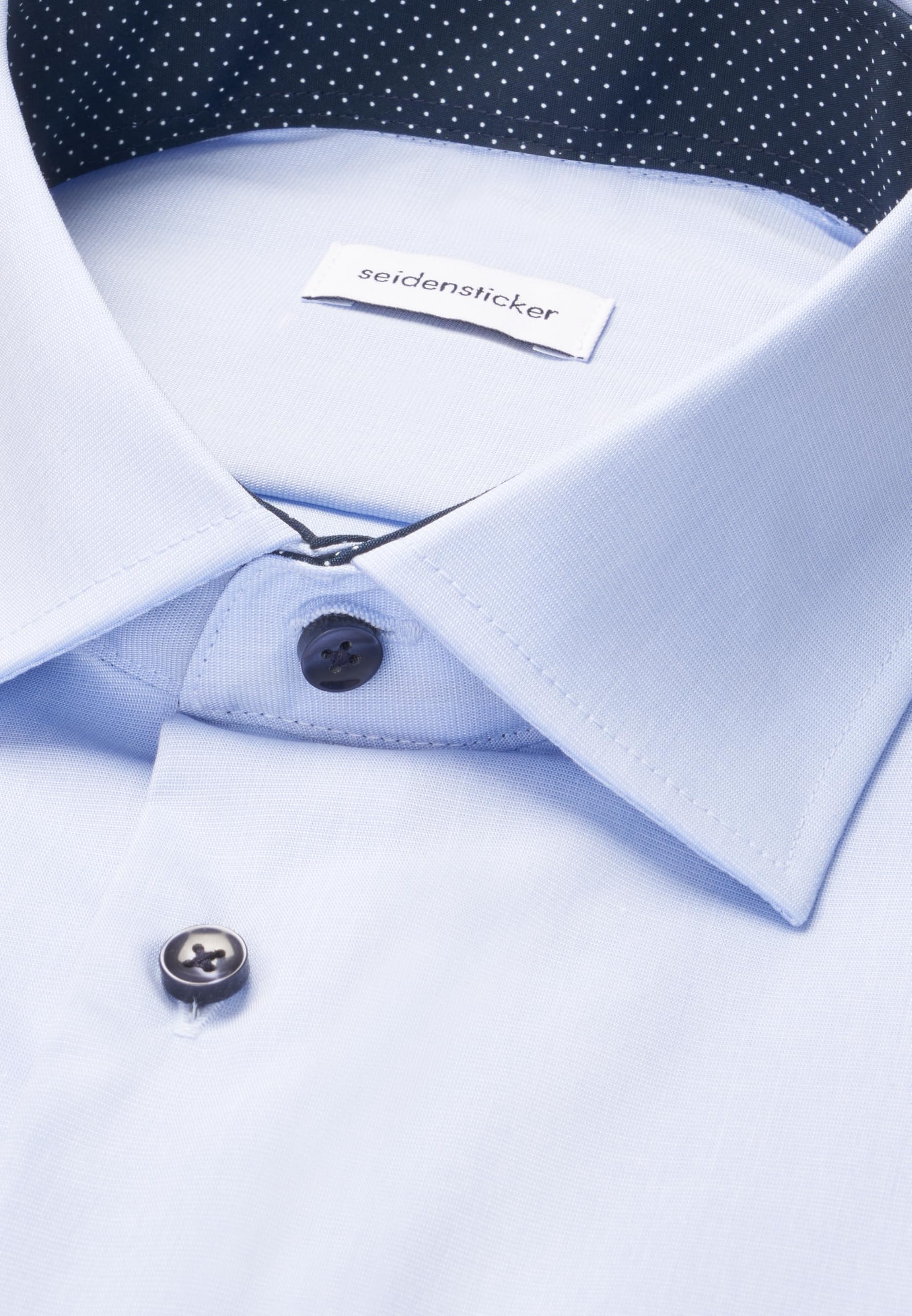 Seidensticker Herren Business Hemd - Shaped Fit - Bügelfrei - Kent Kragen - Langarm - 100% Baumwolle