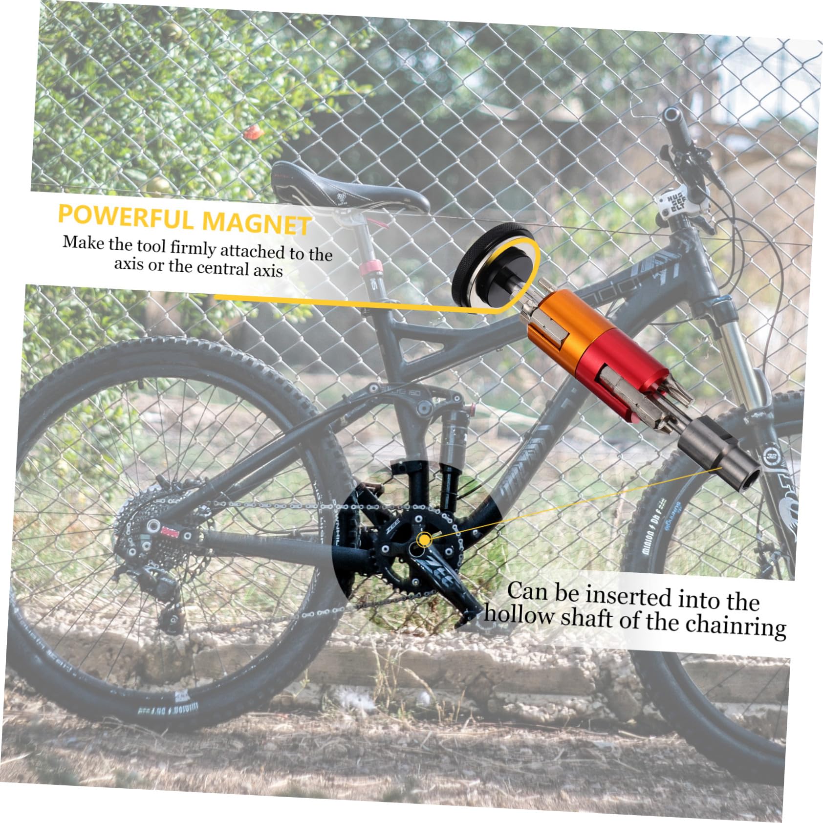 Kompaktes Reparaturwerkzeug für Fahrrad und Mountainbike mit T25
