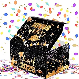 BABORUI Upgraded Graduation Gift Box Explosion with Confetti, Cool Graduation Gifts for Graduates Her