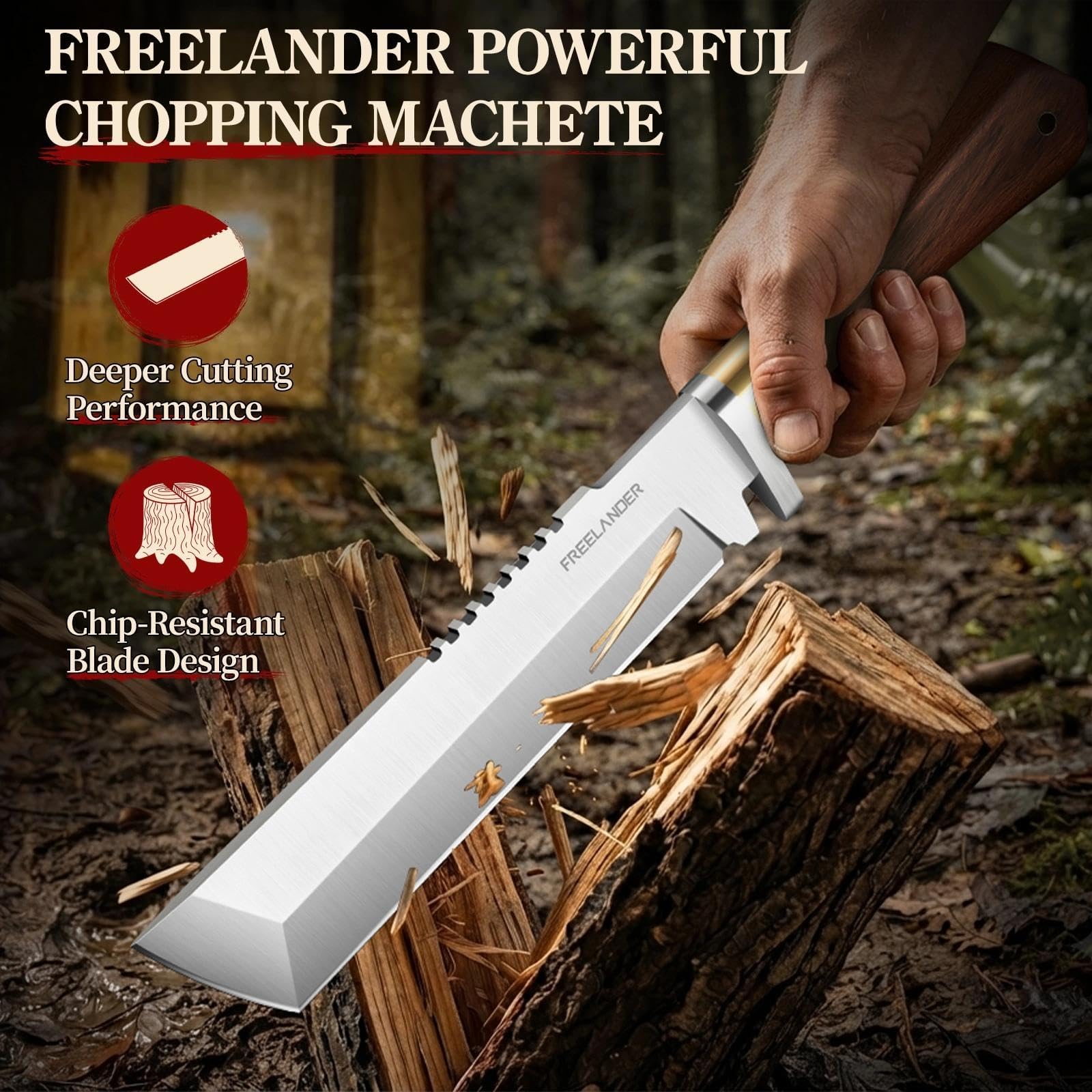 Freelander Outdoor Messer und Japanische Machete Survival