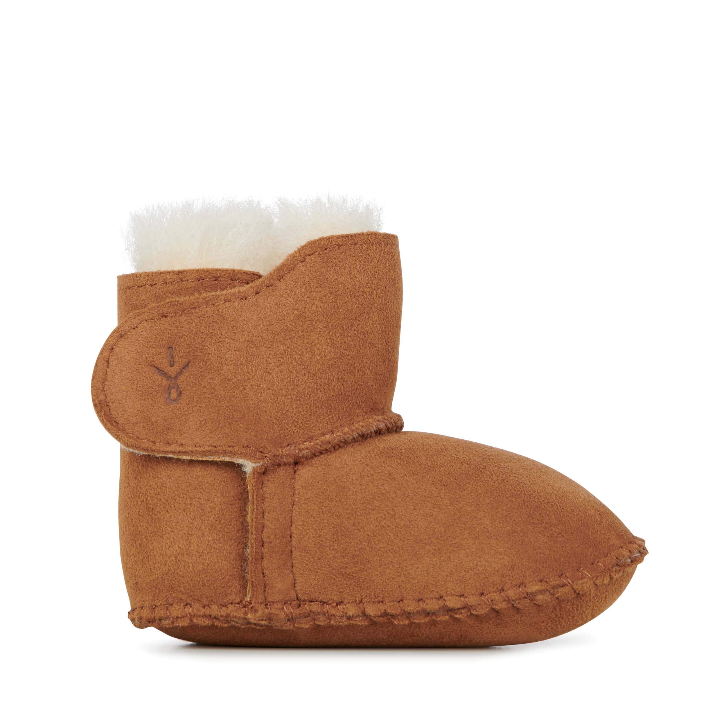 EMU Australia Grubs Baby Bootie (Infant/Toddler),Chestnut,18-24 Months M US Toddler