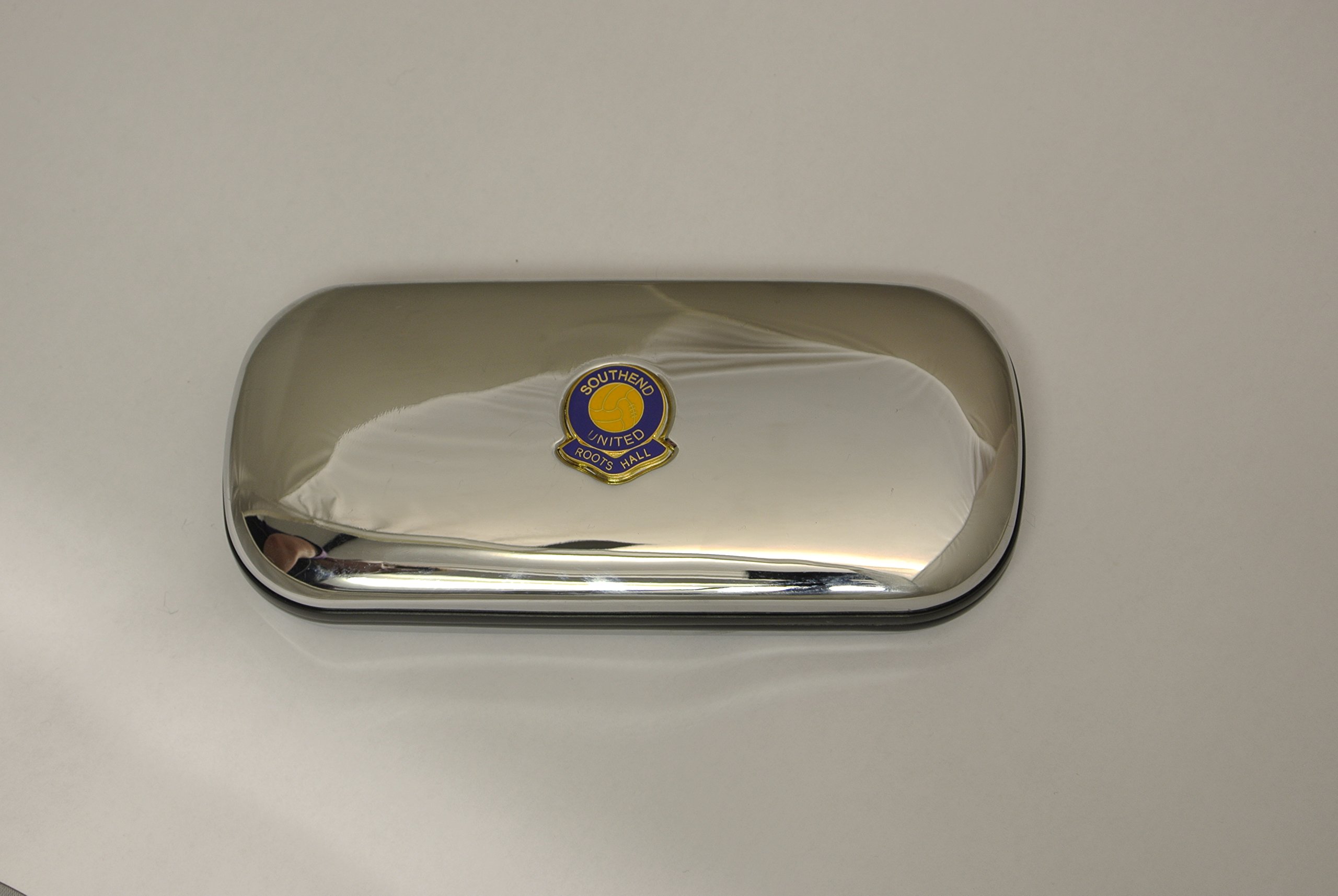Knight Southend United Football Club Polished Chrome Glasses Case