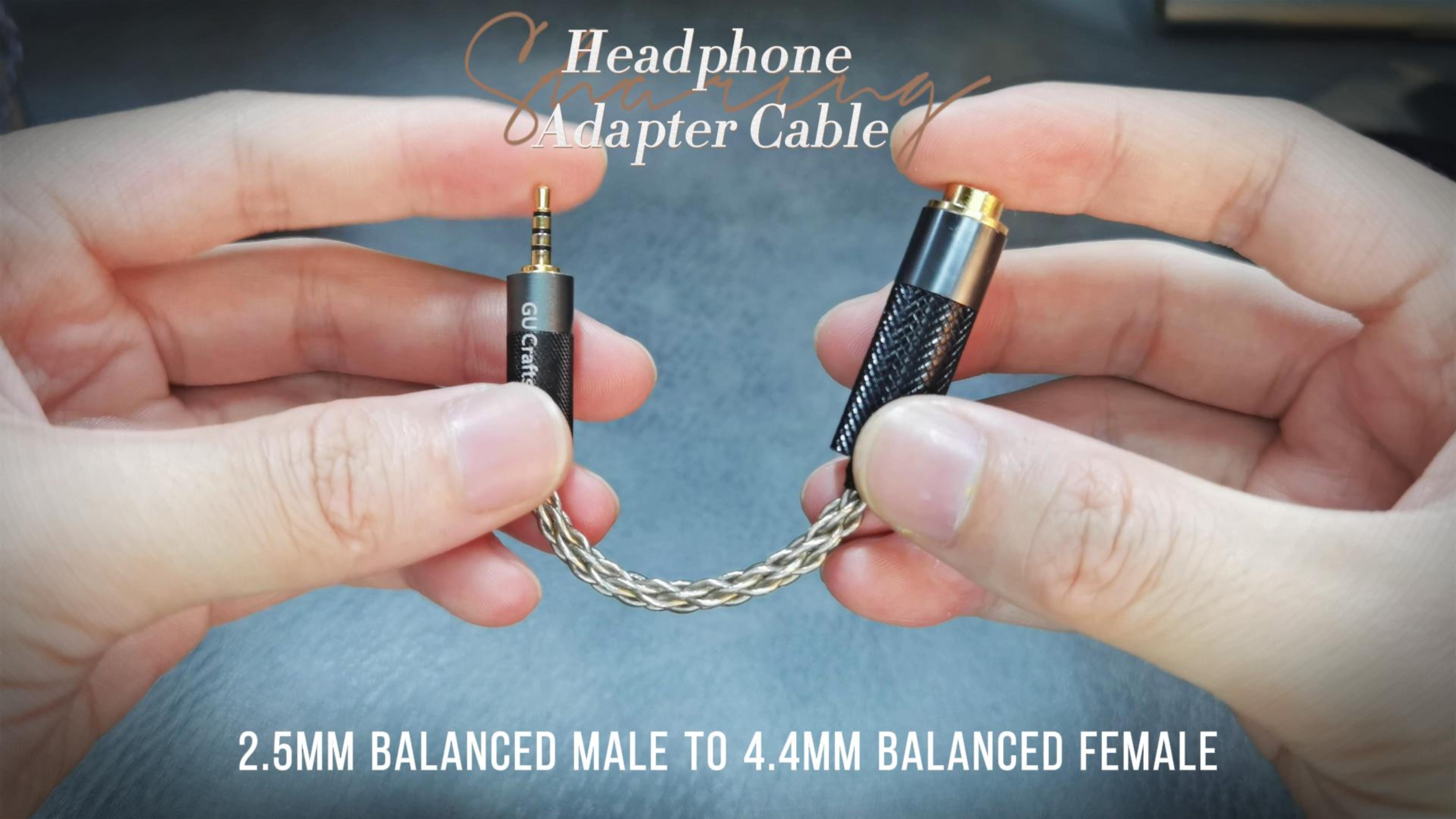 Amazon.com: GUCraftsman 2.5mm Balanced Male to 4.4mm Balanced