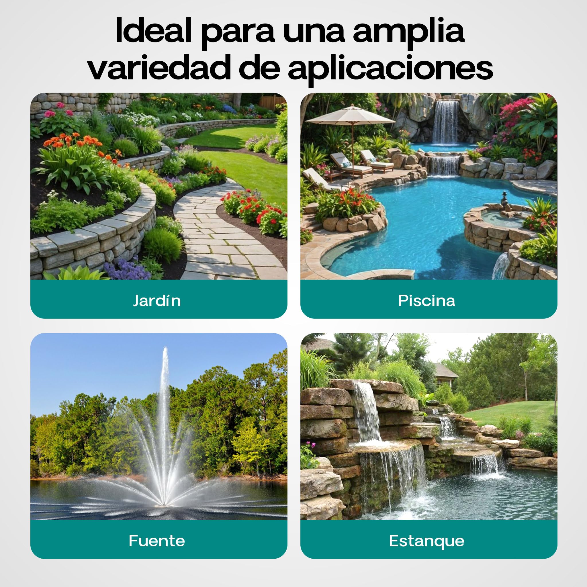 Manguera de succión y presión 5m refuerzo espiral 38mm diametro (1 1/2") - fabricado en Europa