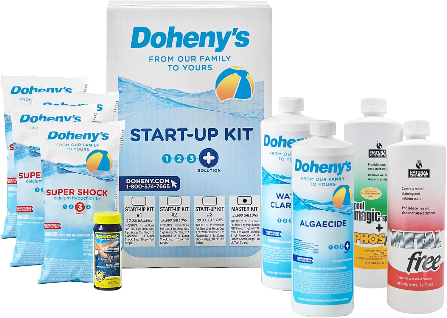 Doheny's Master Pool Opening Kit Made in USA StartUp