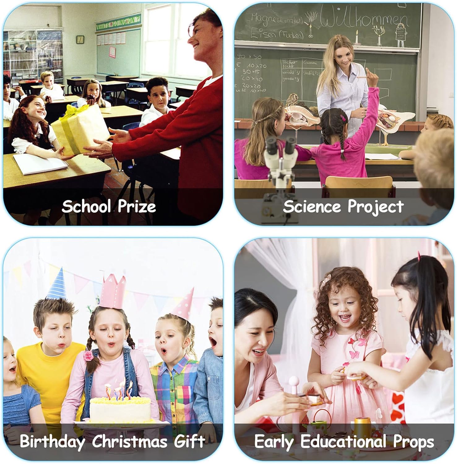 Horse Figures 18PCS Plastic Miniature Animal Toys for Science Project, Learning Educational Toys, Cake Topper Birthday for Kids Toddlers - Image 5