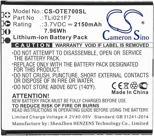 Miniatura 3 de El reemplazo de la batería TLi021F7 de 3.7V 2150mAh es EE70 EE70VB