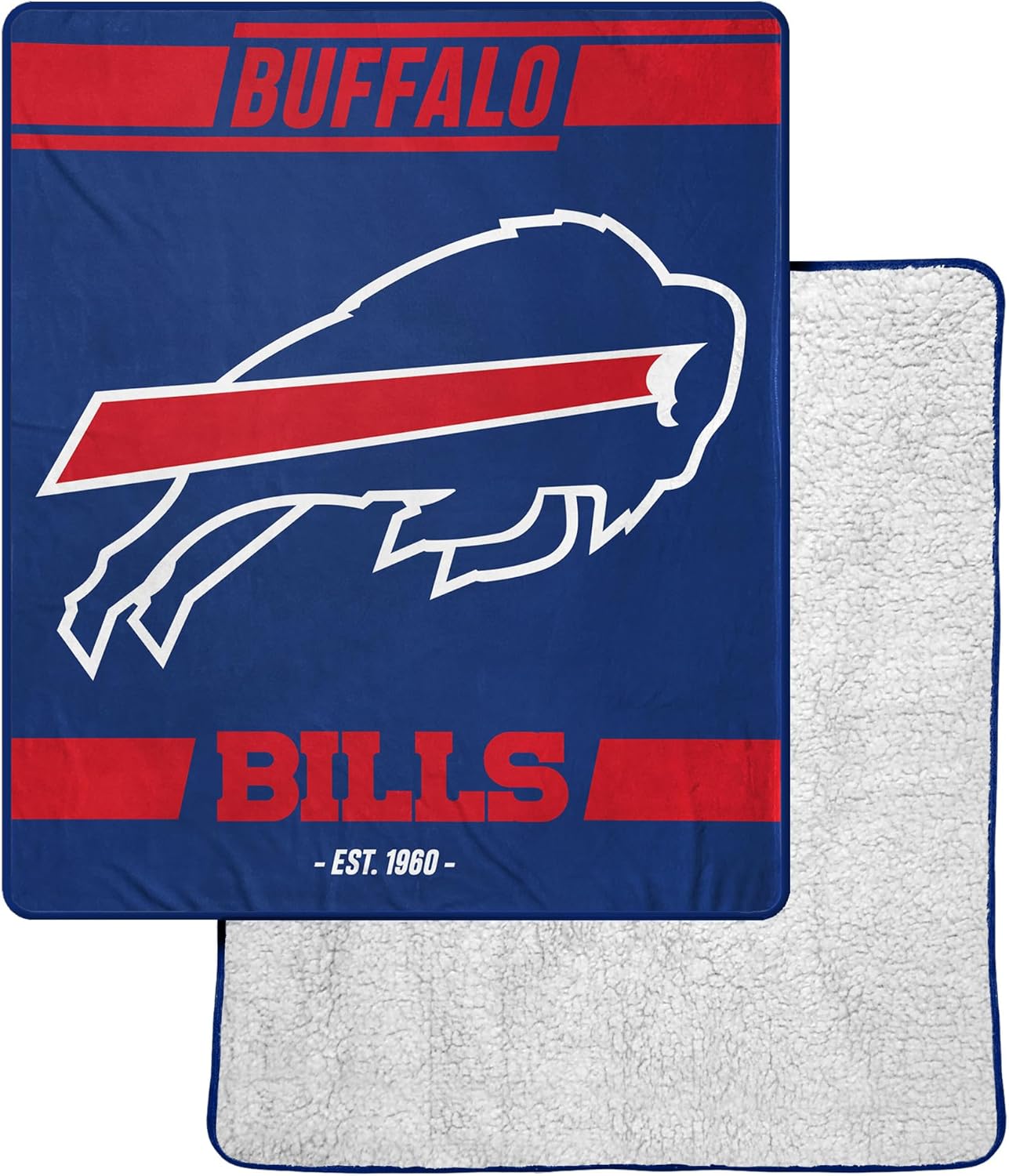 Northwest NFL Buffalo Bills Legion Sherpa Silk Touch Throw