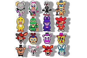 16PCS Game Shoe Charms: Enhance Your Footwear with Five Nights at Freddy's Party Spirit